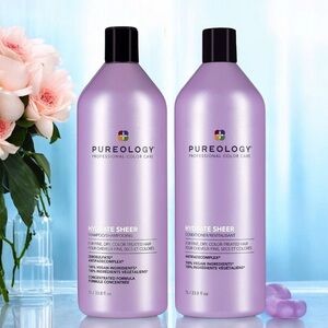 SOLD PUREOLOGY SHEER Hydrate Shampoo + Conditioner 33.8fl oz each